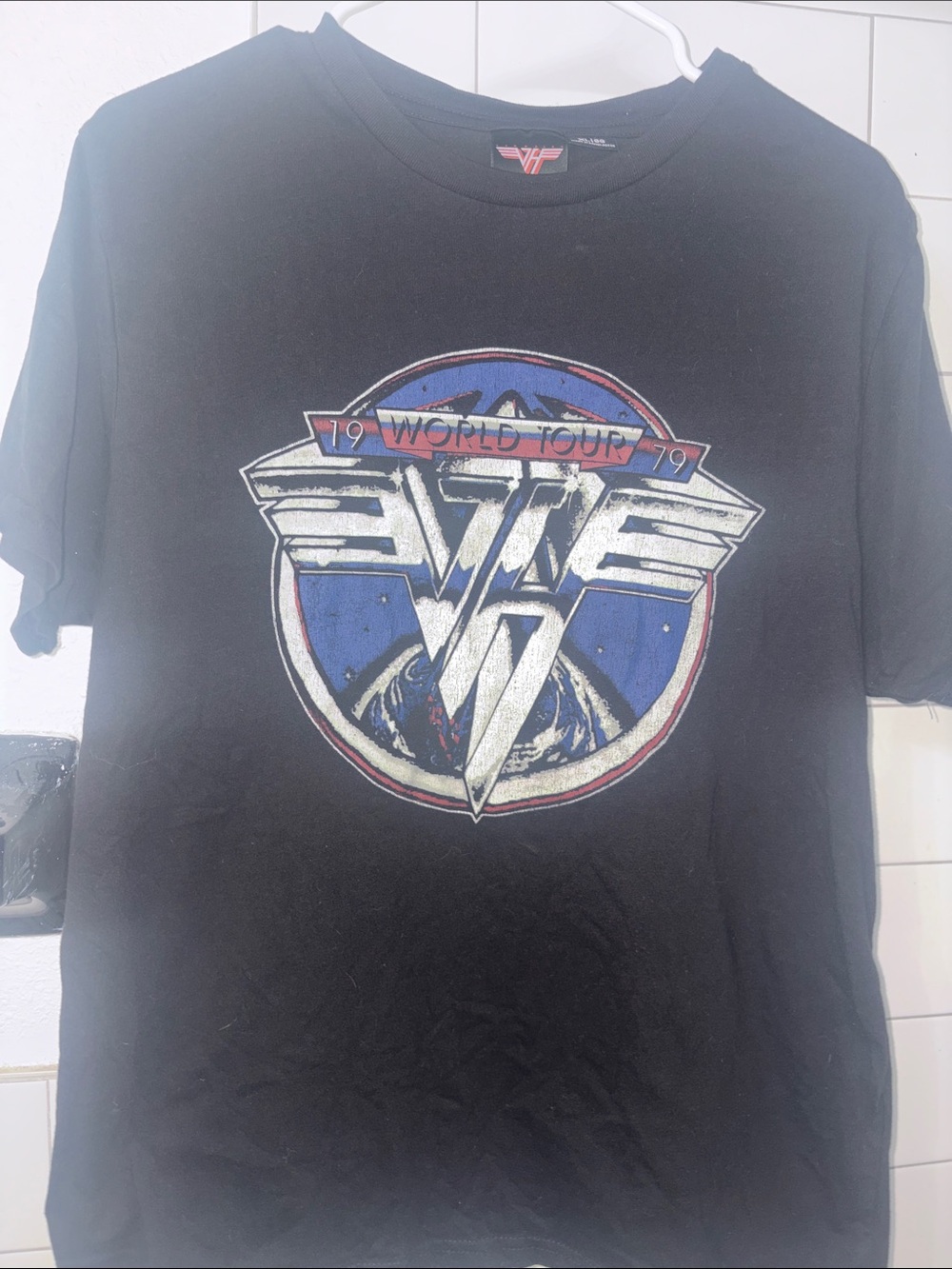 Van Halen Black World Tour Logo Tee
